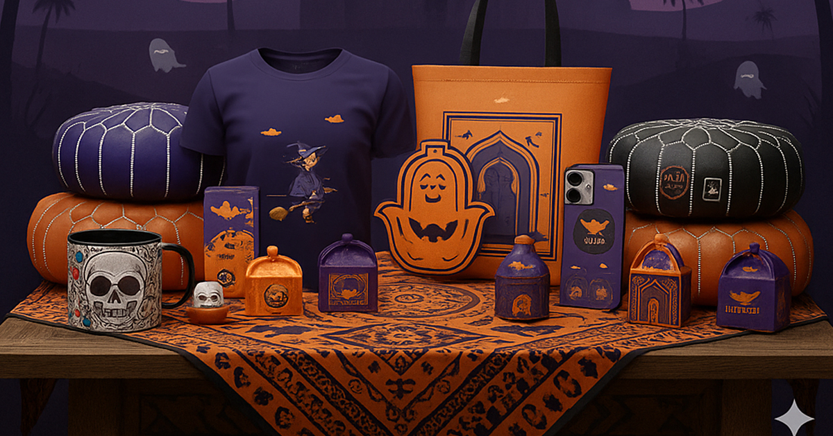 Halloween 2025 : idées de produits à personnaliser en ligne au Maroc