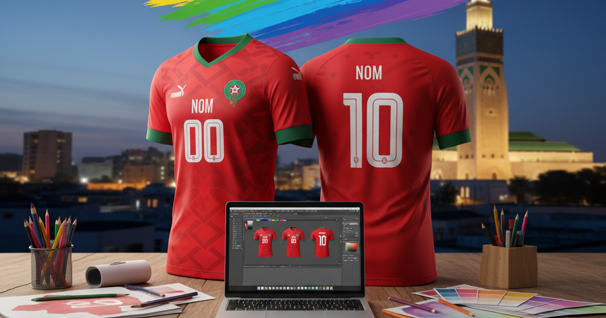 Pourquoi tout le monde porte un maillot de foot personnalisé Maroc ?